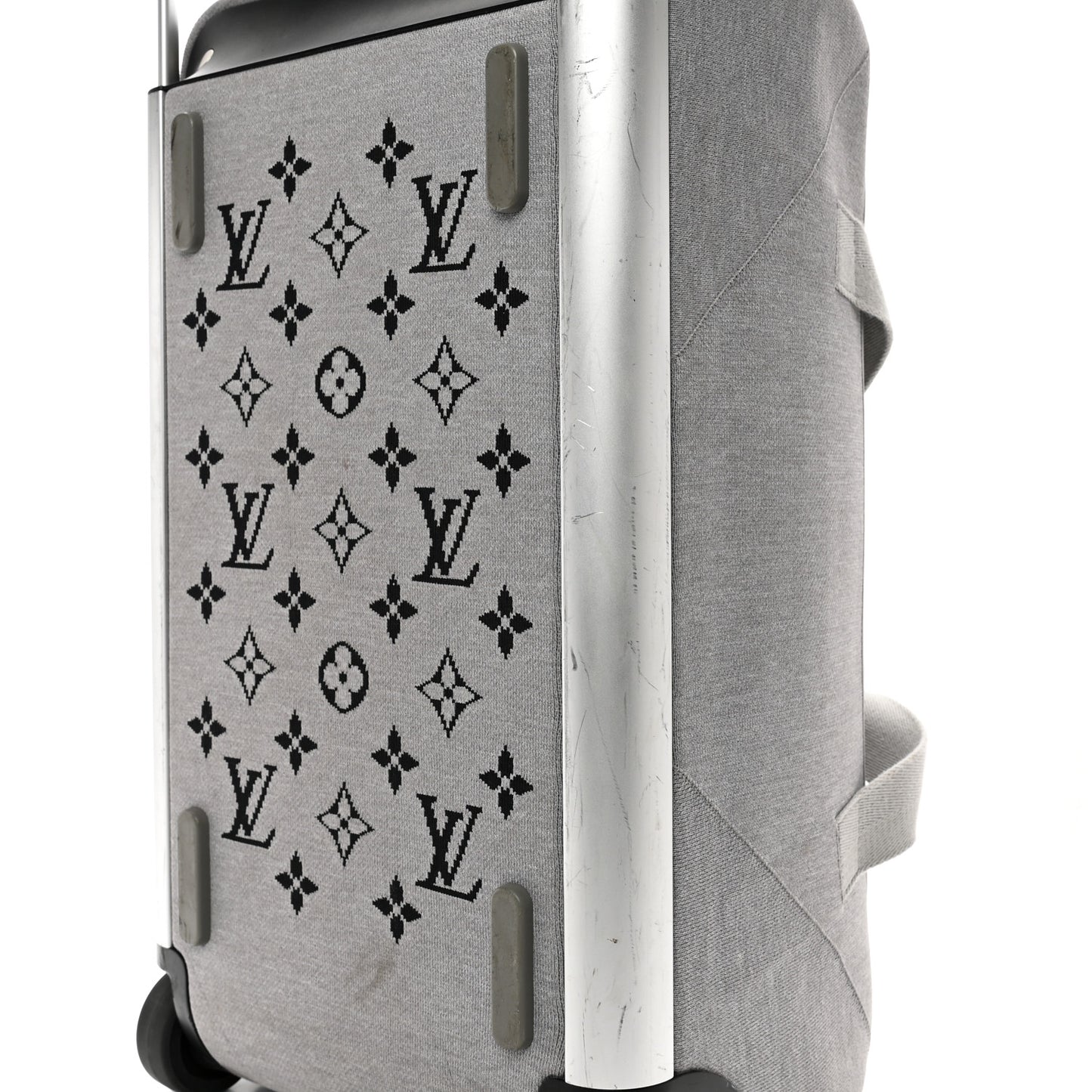 Knit Monogram Horizon Soft Duffle 55 Grey