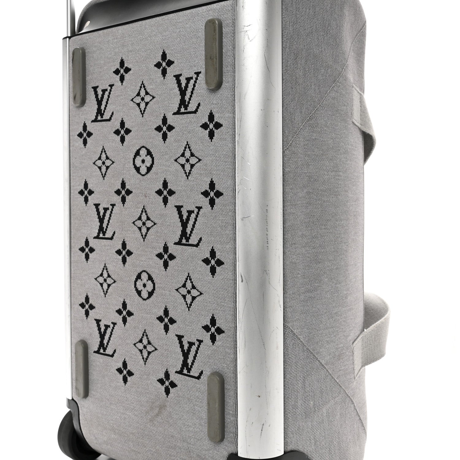 Louis Vuitton Knit Monogram Horizon Soft Duffle 55 Grey 9 of 12