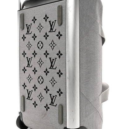 Louis Vuitton Knit Monogram Horizon Soft Duffle 55 Grey 9 of 12