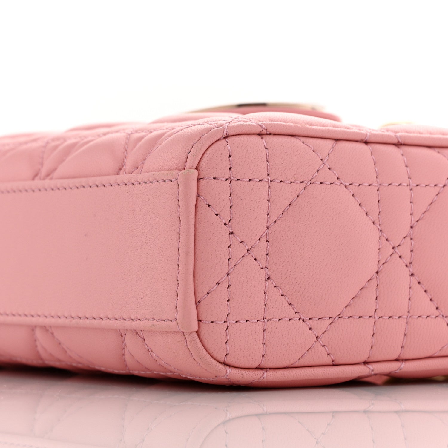 Christian Dior Lambskin Cannage Medium Lady D-Joy Light Pink 10 of 11
