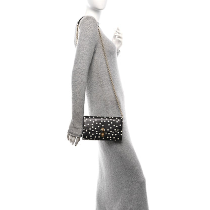 Dolce & Gabbana Dauphine Polka Dot Print Shoulder Bag Black 2 of 10