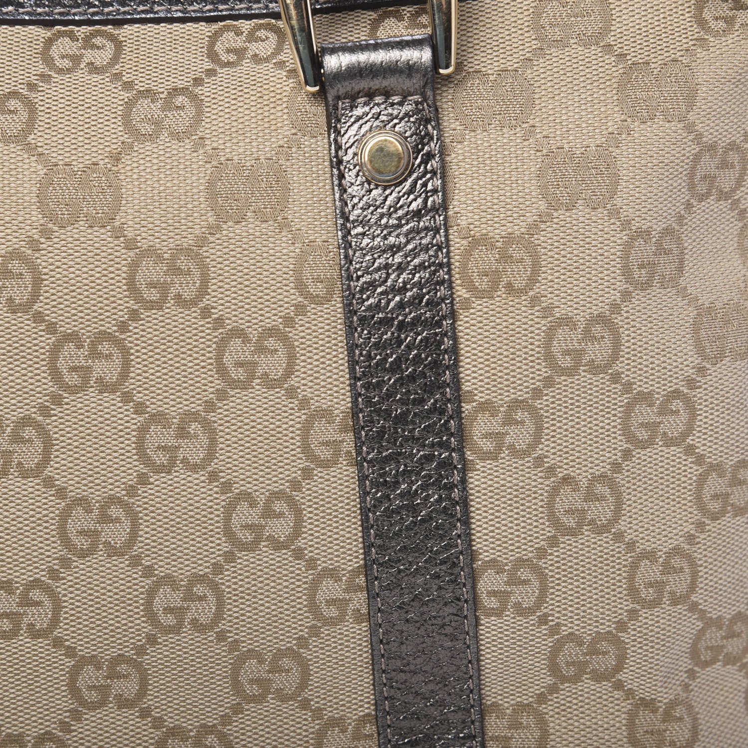 Gucci Monogram Medium Abbey Tote Metallic 12 of 12