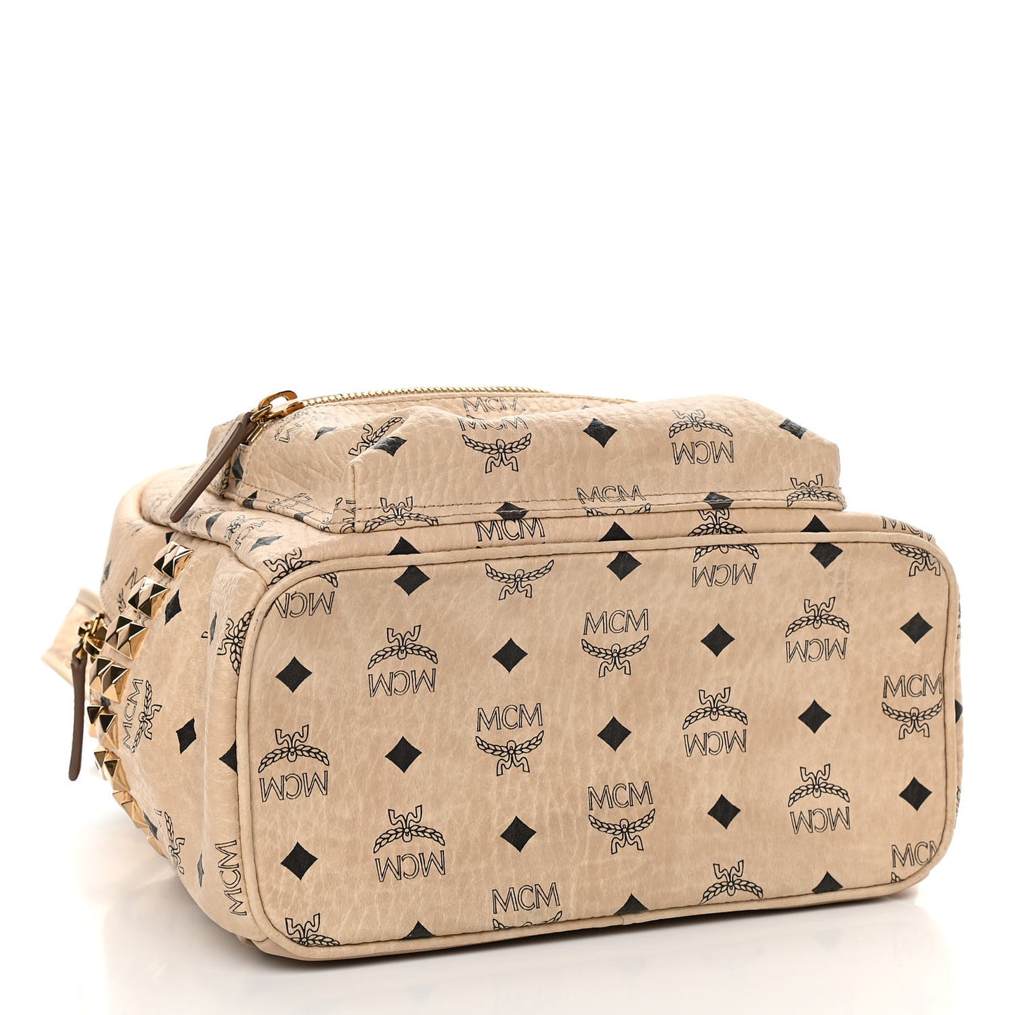 Visetos Side Stud Stark Backpack Beige