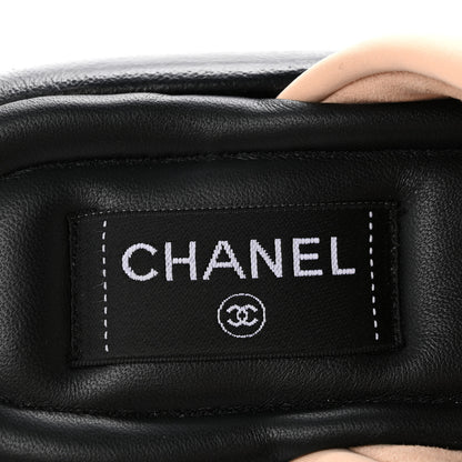 Chanel Fabric CC Mules Sandals 41 Light Beige 8 of 11
