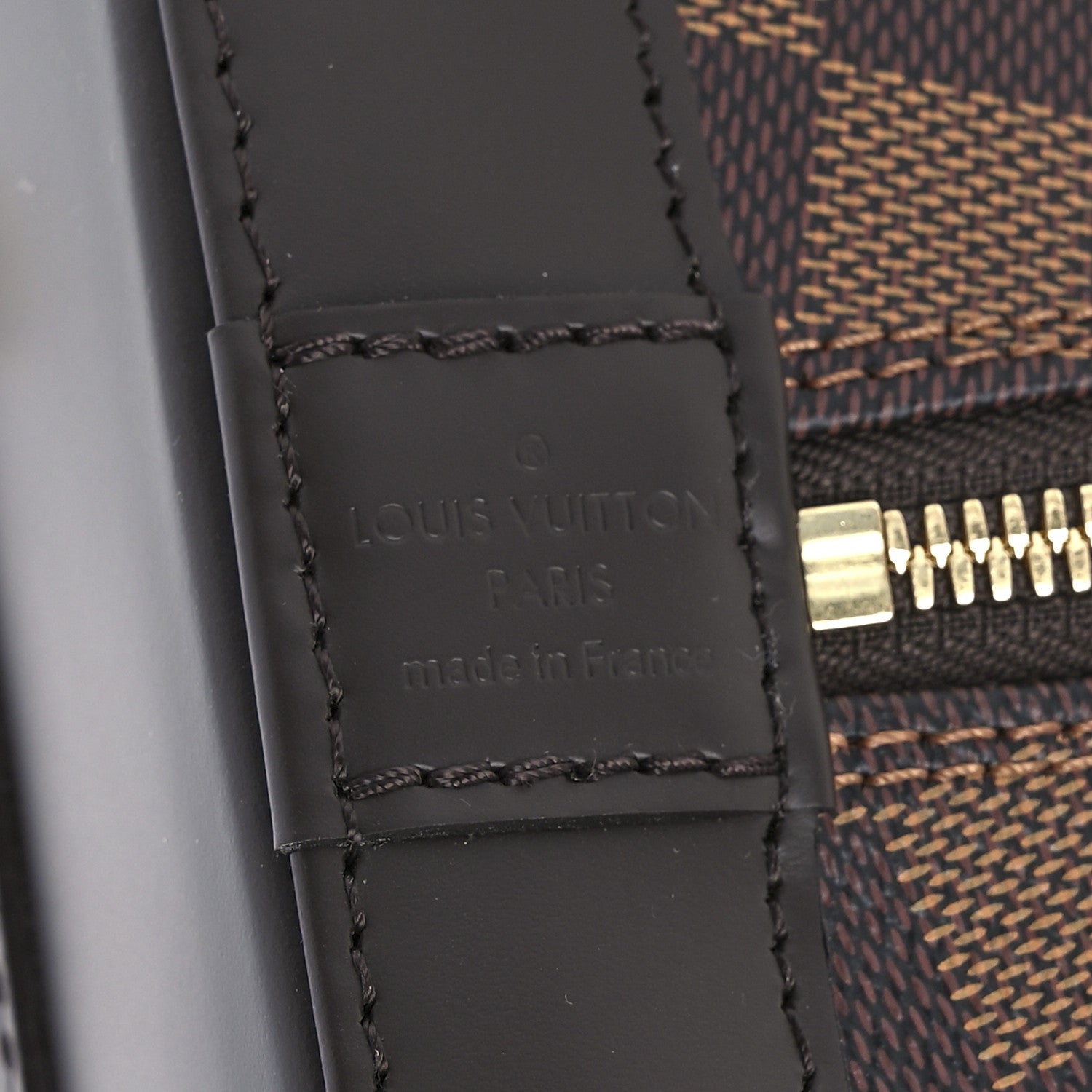 Louis Vuitton Damier Ebene Alma PM 6 of 10