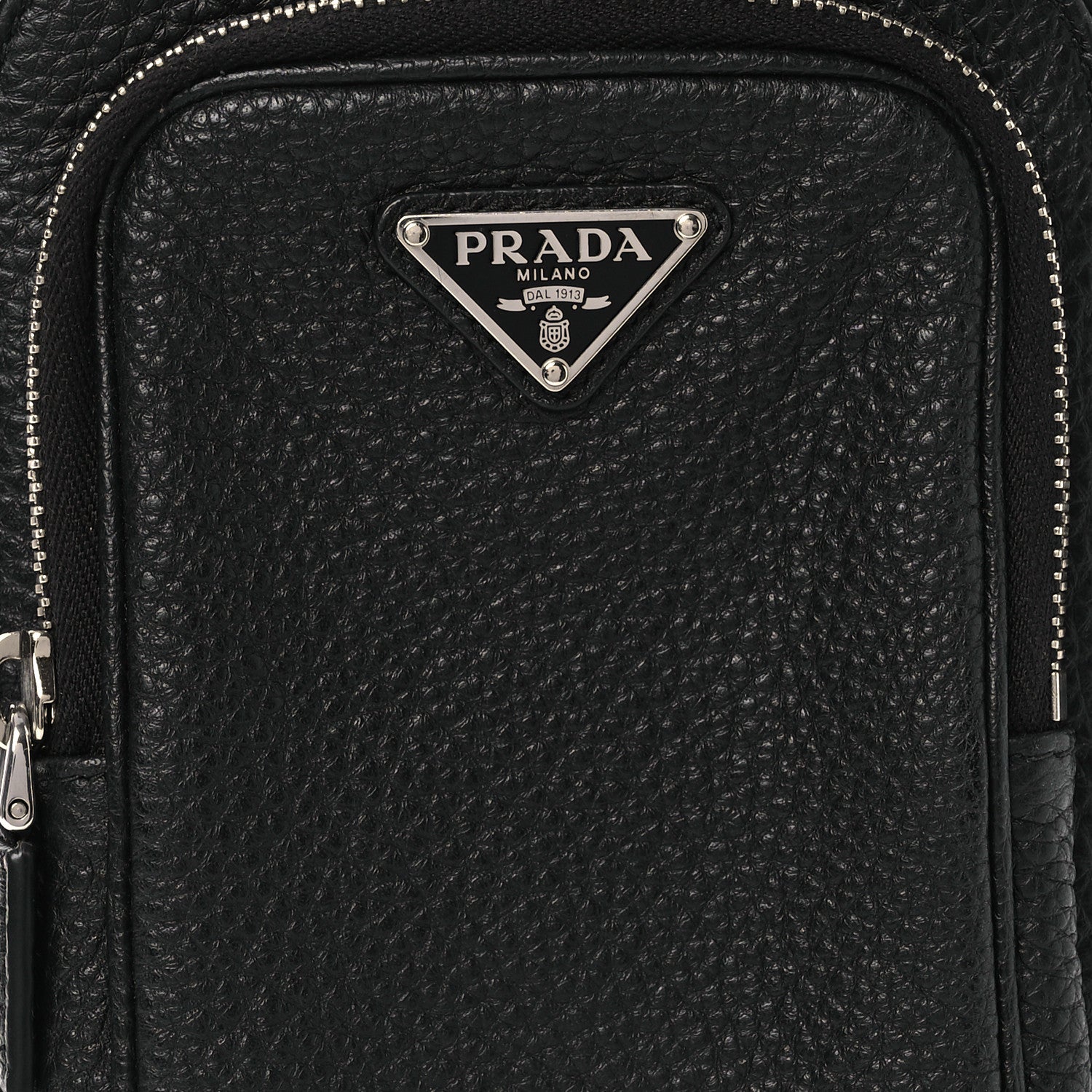 Prada Vitello Daino Sling Bag Black 7 of 10