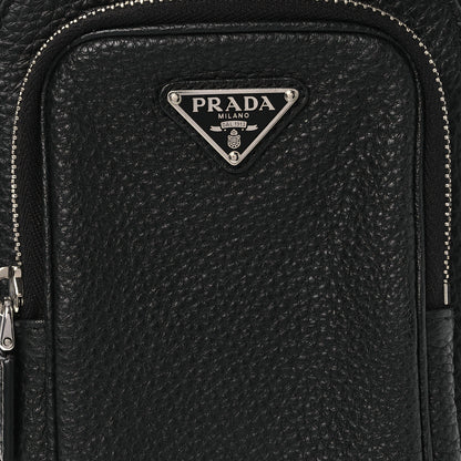 Prada Vitello Daino Sling Bag Black 7 of 10