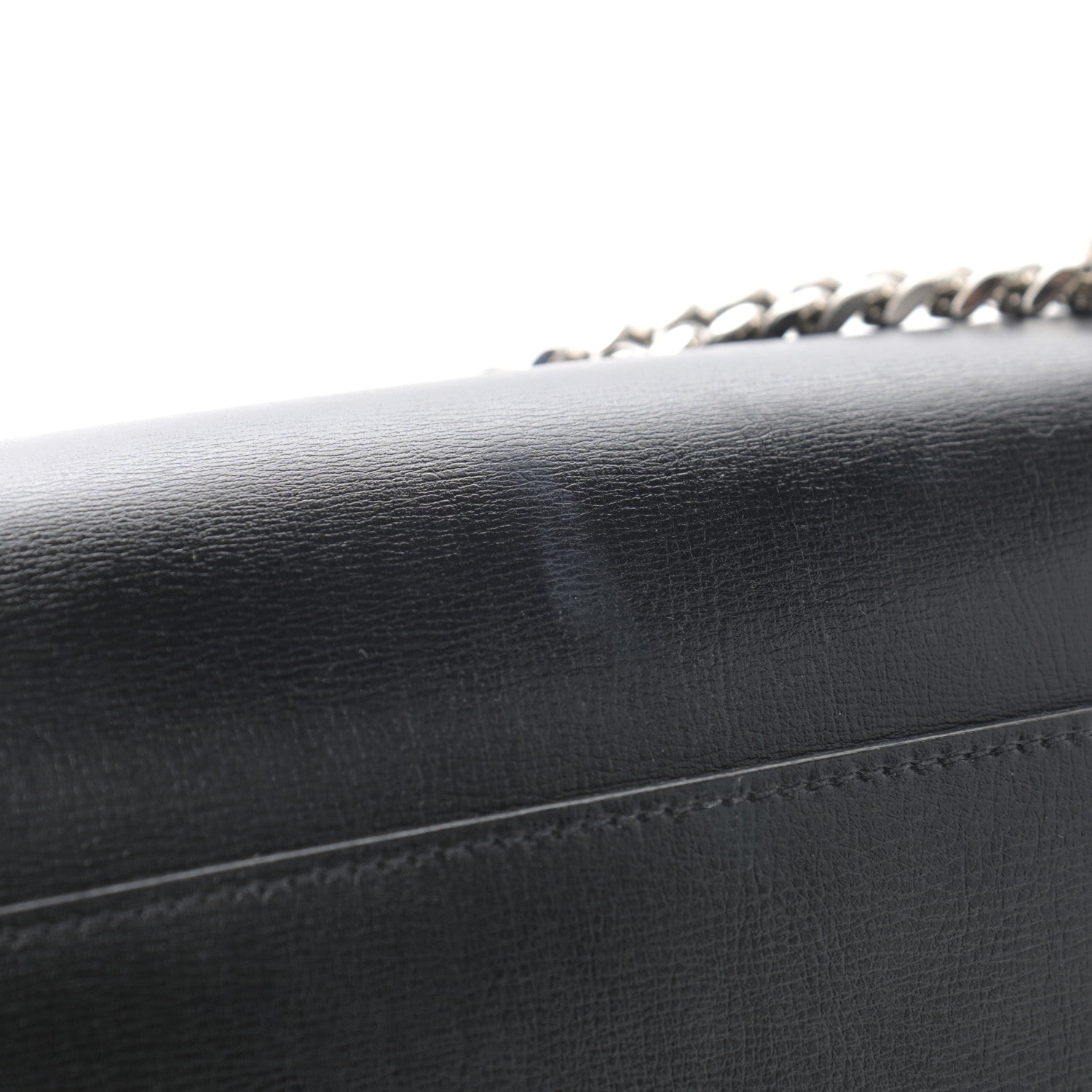 Saint Laurent Calfskin Large Monogram Sunset Black 11 of 13