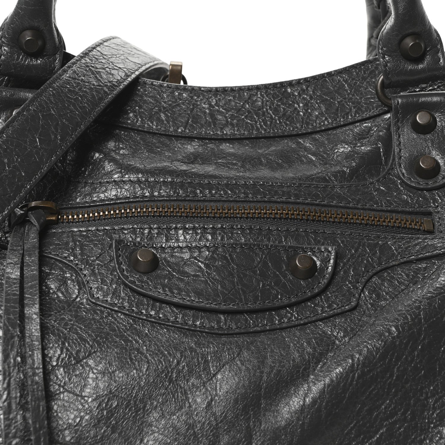 Balenciaga Agneau Classic Hardware Velo Gris Fossile 8 of 10