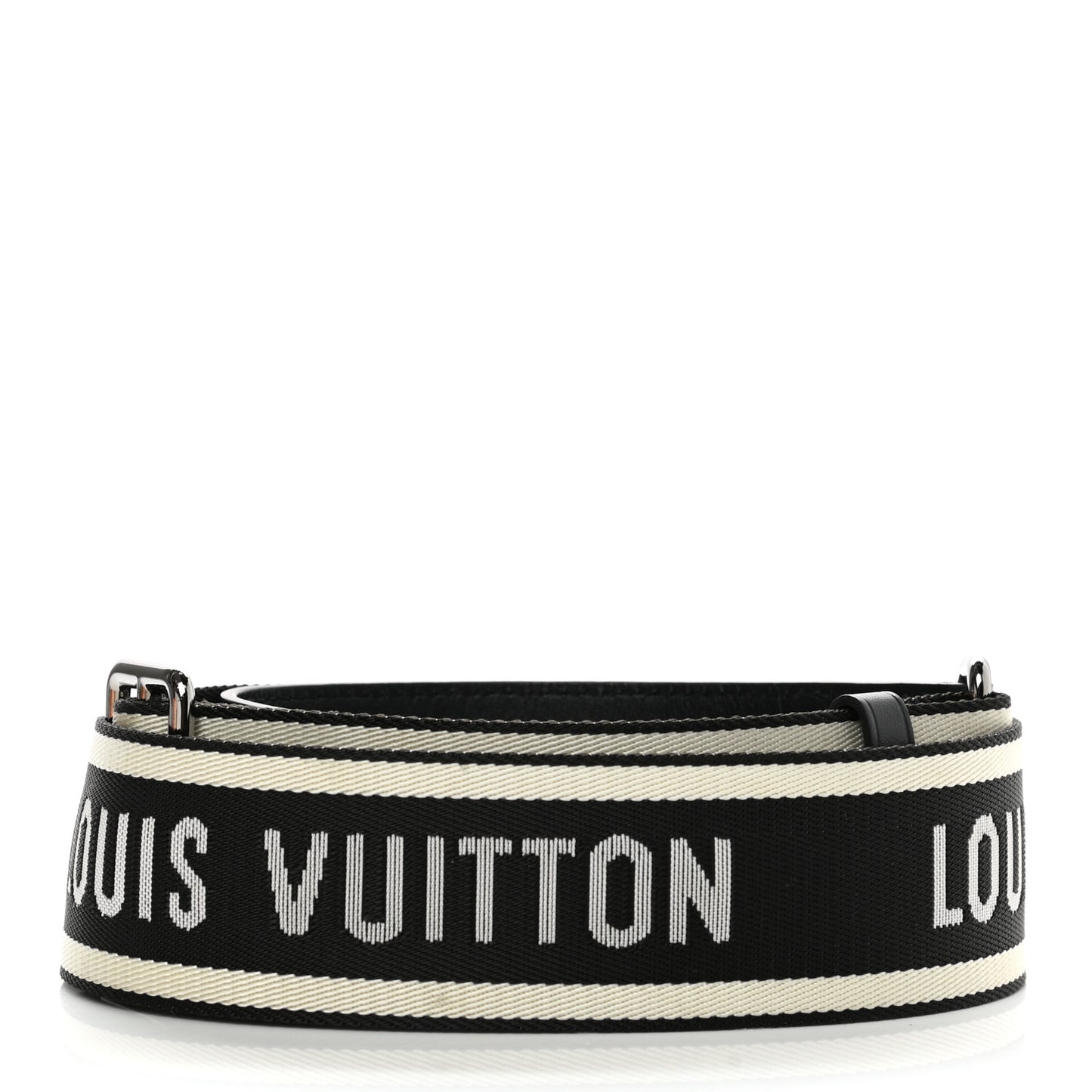 Monogram Multi Pochette Accessories Shoulder Strap Black Ivory