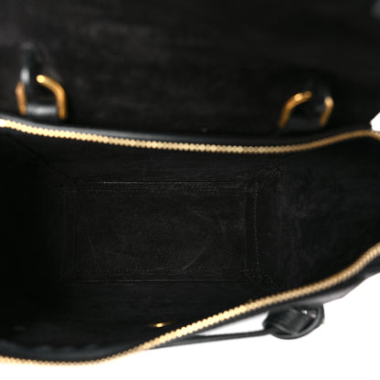 Celine Grained Calfskin Nano Belt Bag Black 5 of 9