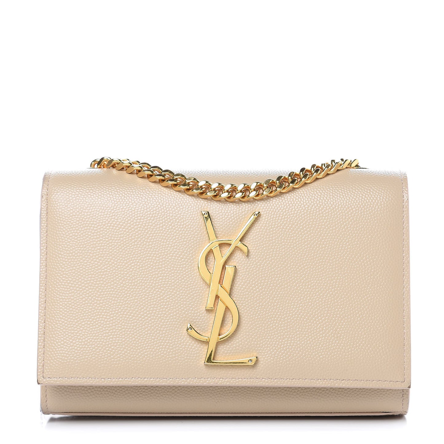 Grain De Poudre Small Monogram Kate Satchel Nude Powder