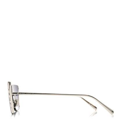Louis Vuitton Metal LV Moon Cat Eye Sunglasses Z2173U Silver 3 of 7