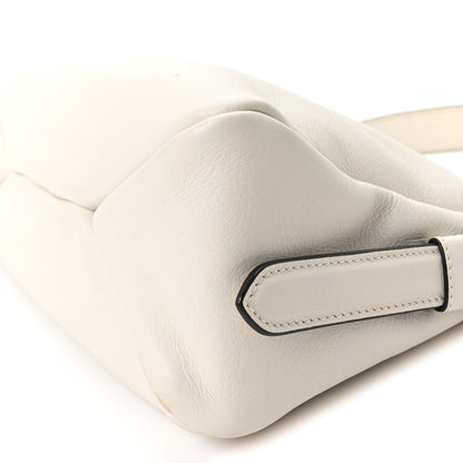 Prada Soft Calfskin Medium Aimee Shoulder Bag White 10 of 10