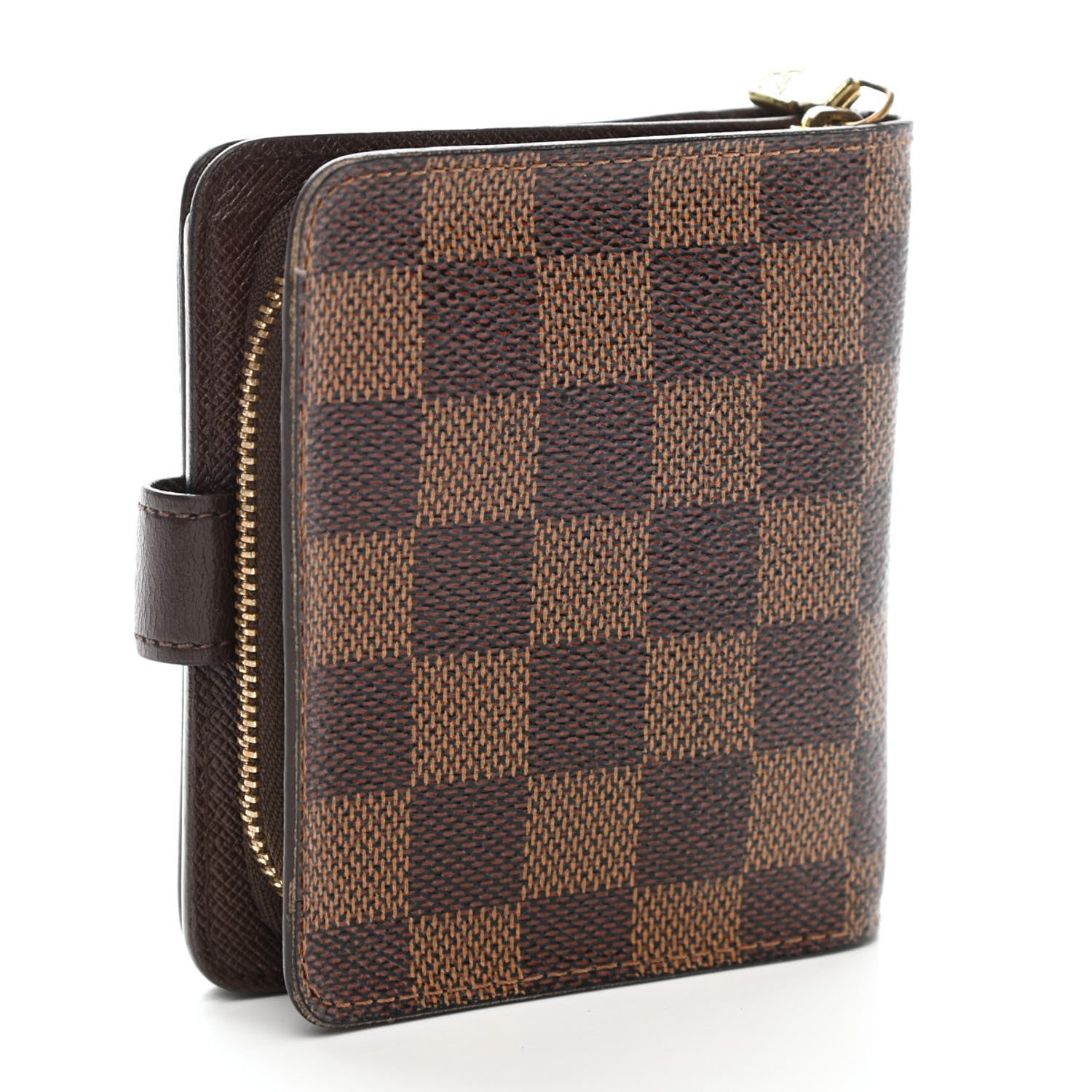 Louis Vuitton Damier Ebene Zippe Zipped Compact Wallet 3 of 10