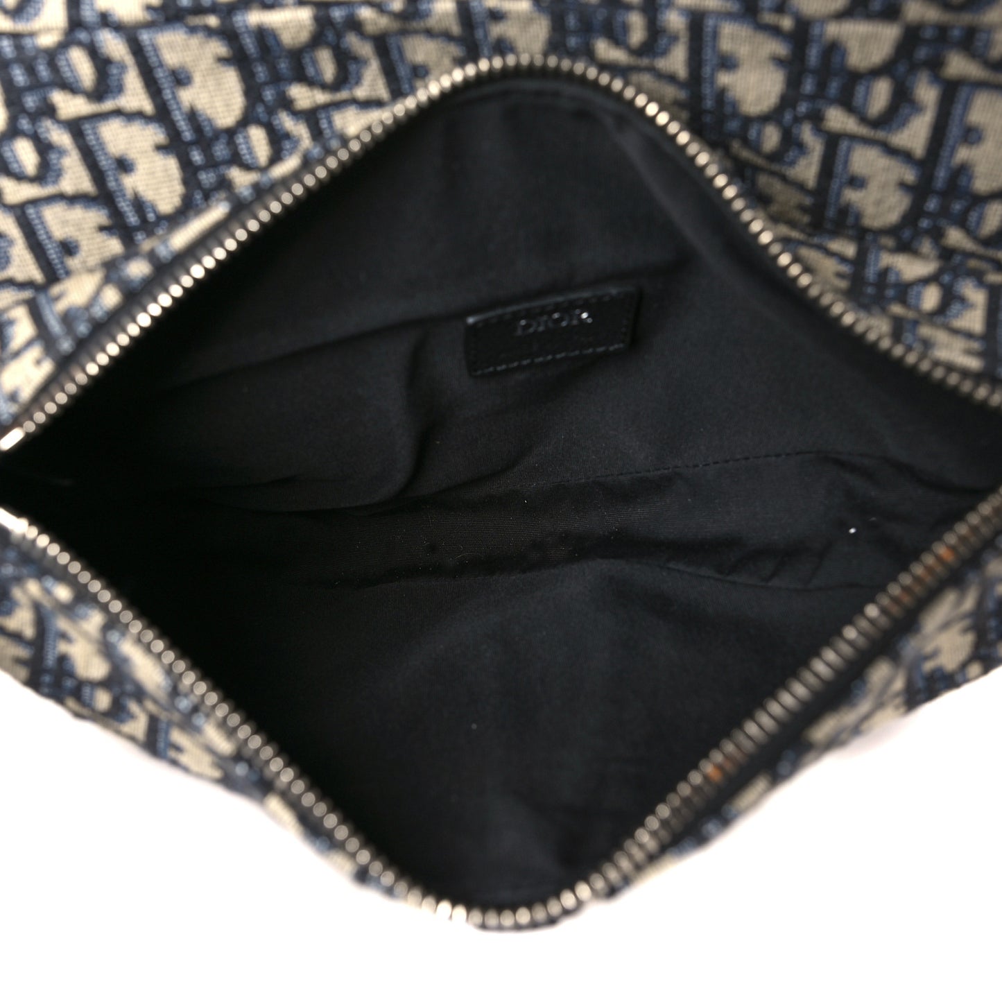 Oblique Mens Saddle Bag Blue