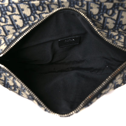 Christian Dior Oblique Mens Saddle Bag Blue 5 of 9
