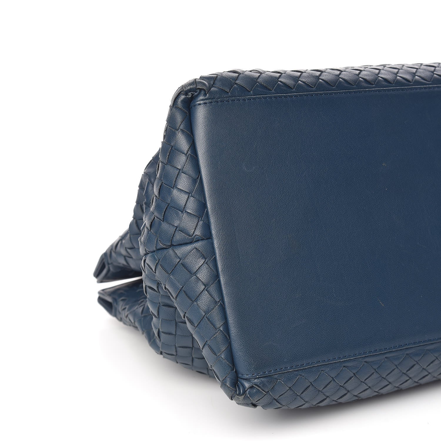 Bottega Veneta Nappa Intrecciato Large Top Handle Tote Denim 5 of 12