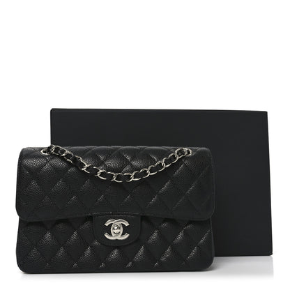 Chanel Caviar Quilted Small Double Flap Black 10 of 10