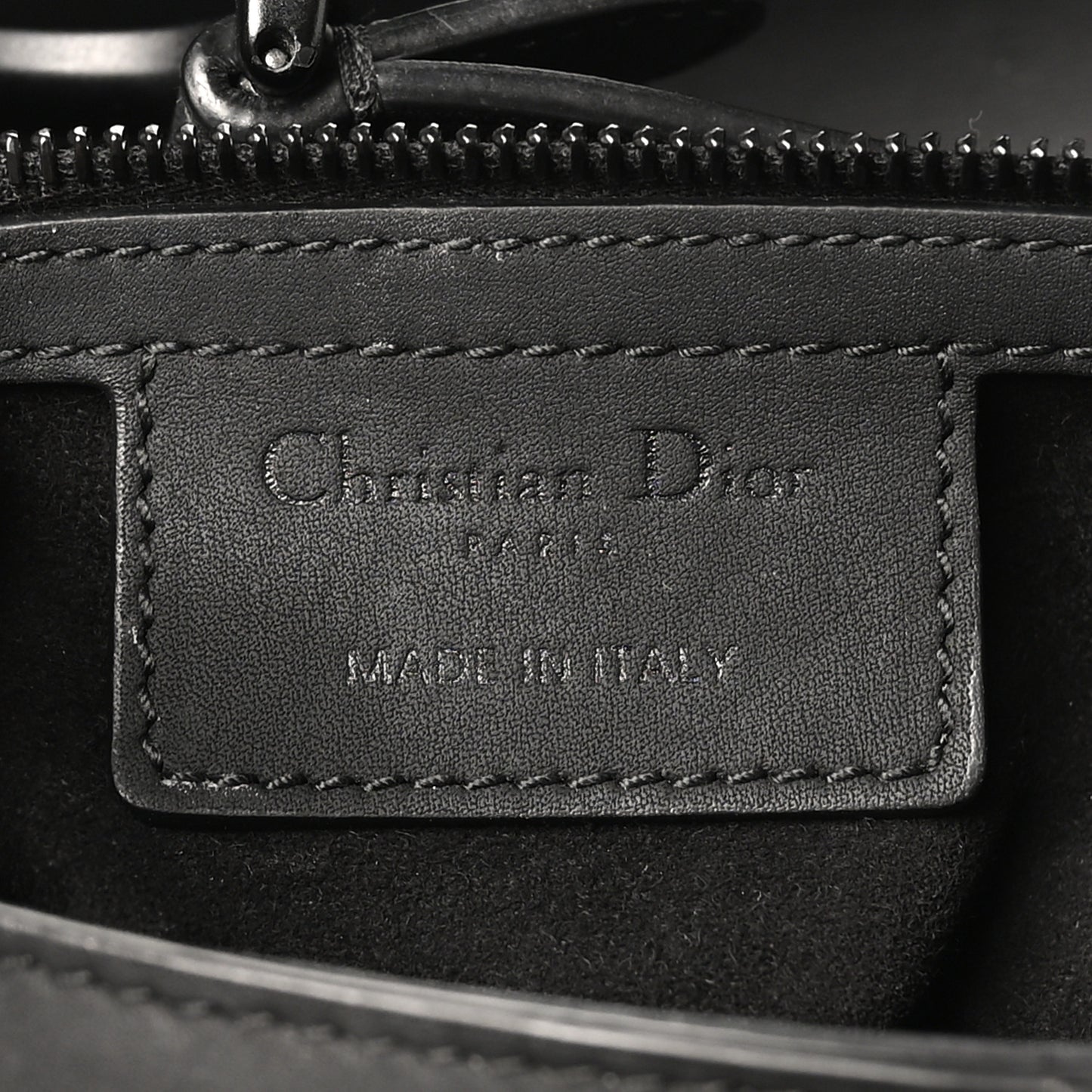 Ultra Matte Calfskin Saddle Bag Black