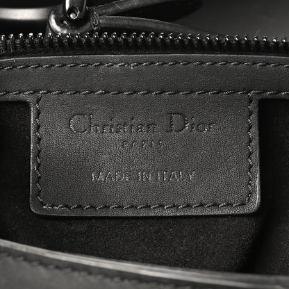 Christian Dior Ultra Matte Calfskin Saddle Bag Black 6 of 10