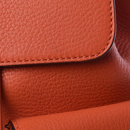 Gucci Cellarius Calfskin Medium Bamboo Backpack New Dark Orange 8 of 8