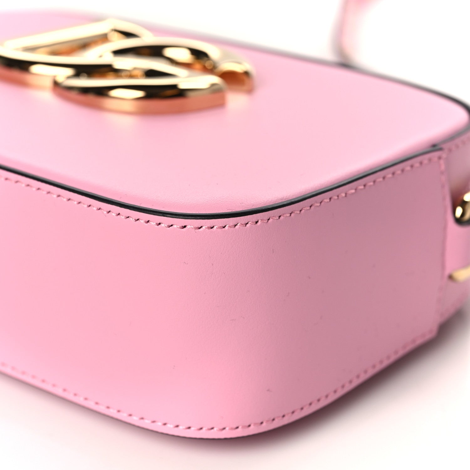 Dolce & Gabbana Calfskin Hot Stuff DG Logo 3.5 Crossbody Bag Baby Pink 8 of 8