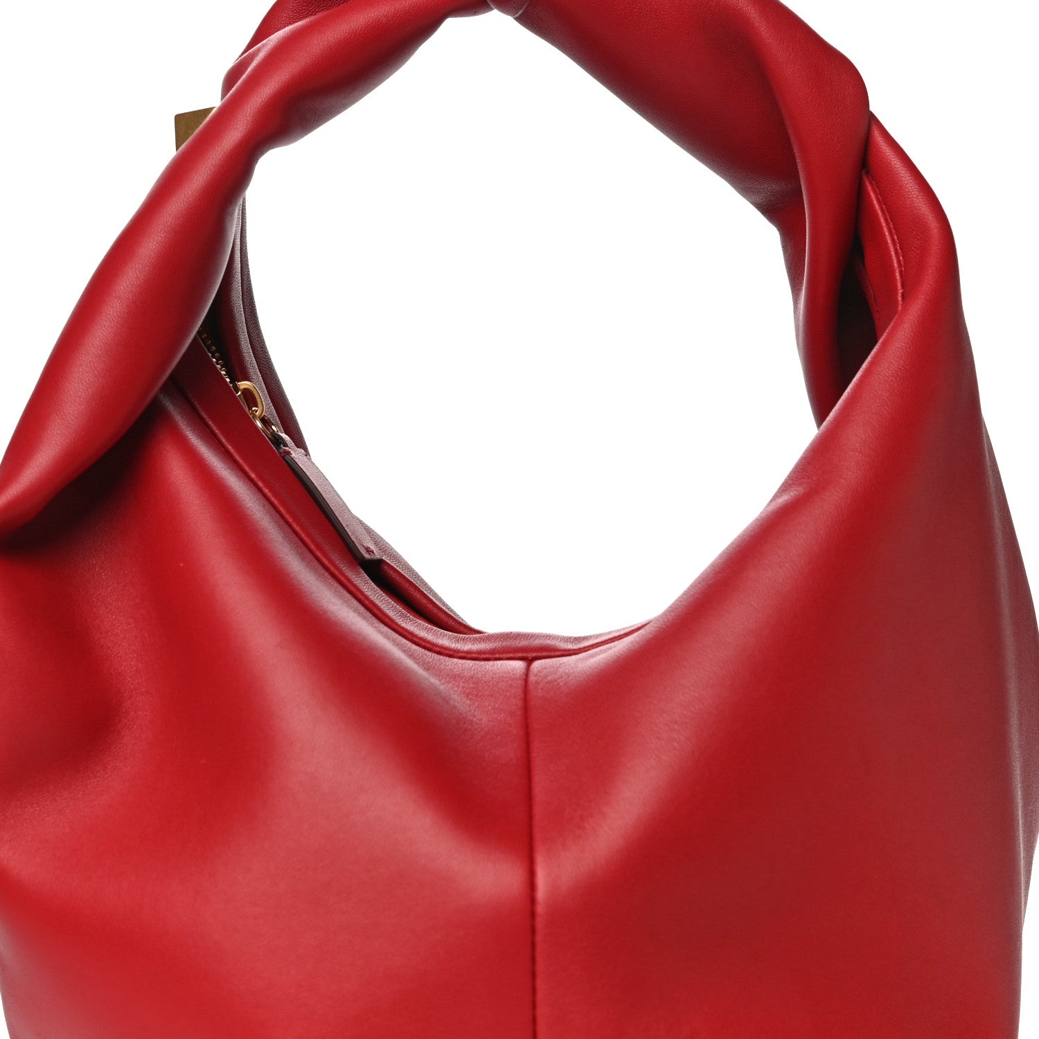 Valentino Garavani Nappa Small Roman Stud Hobo Rosso Valentino 6 of 8