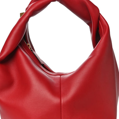 Valentino Garavani Nappa Small Roman Stud Hobo Rosso Valentino 6 of 8