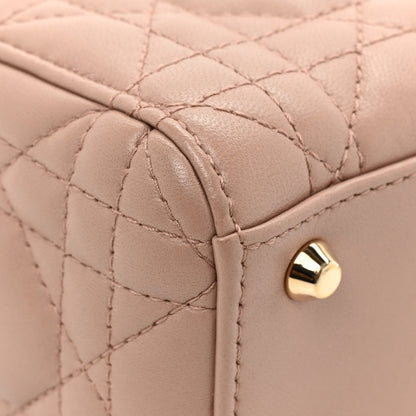 Christian Dior Lambskin Cannage Mini Lady Dior Fard 11 of 14