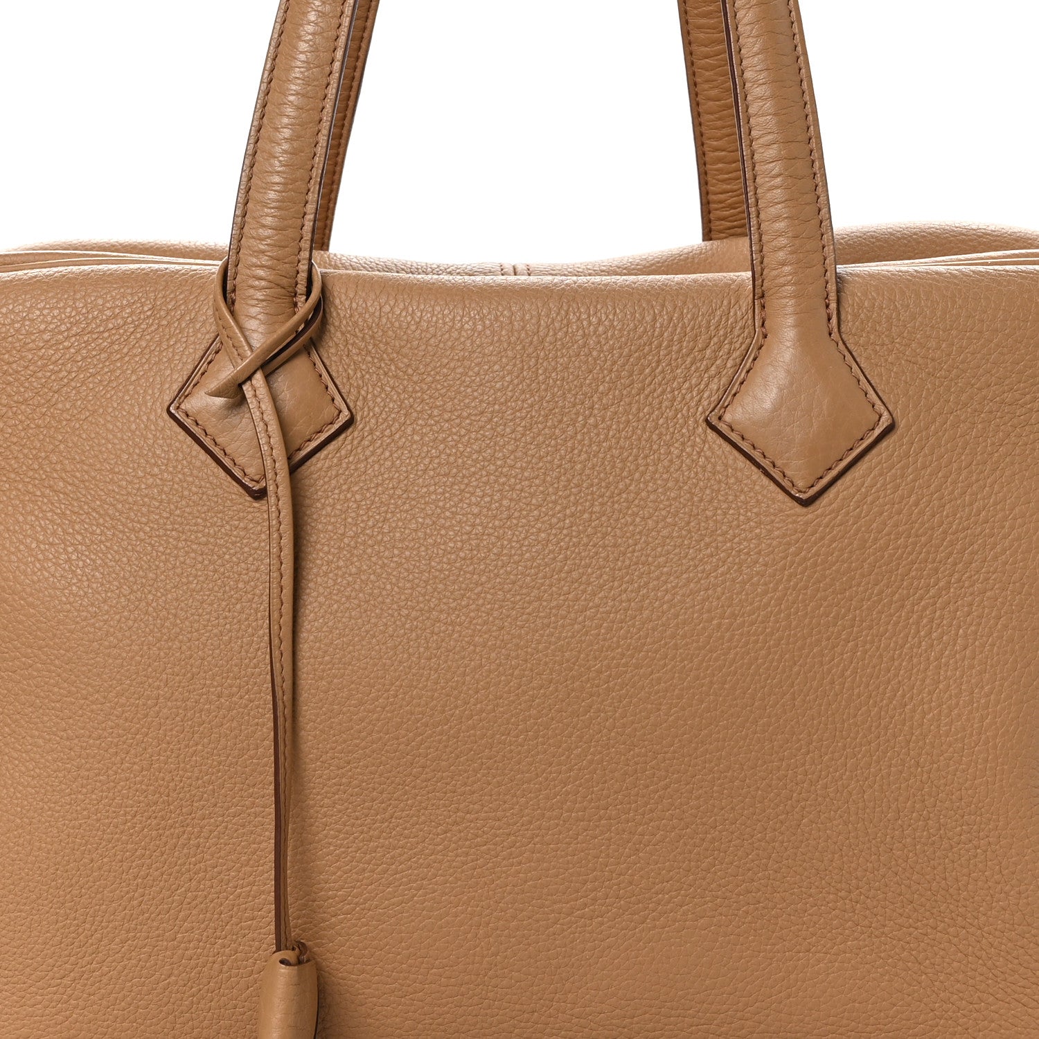 Hermes Taurillon Clemence Victoria II 35 Biscuit 8 of 13