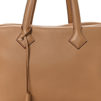 Hermes Taurillon Clemence Victoria II 35 Biscuit 8 of 13