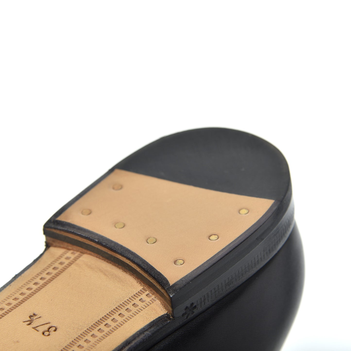 Calfskin Womens Jordaan Loafers 37.5 Black