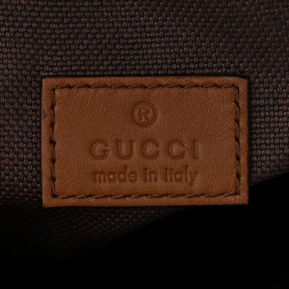 Gucci GG Supreme Web Mini GG Top Handle Bag Beige Ebony Dark Brown 6 of 10