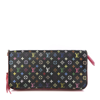 Louis Vuitton Monogram Multicolor Insolite Wallet Black Grenade 1 of 9