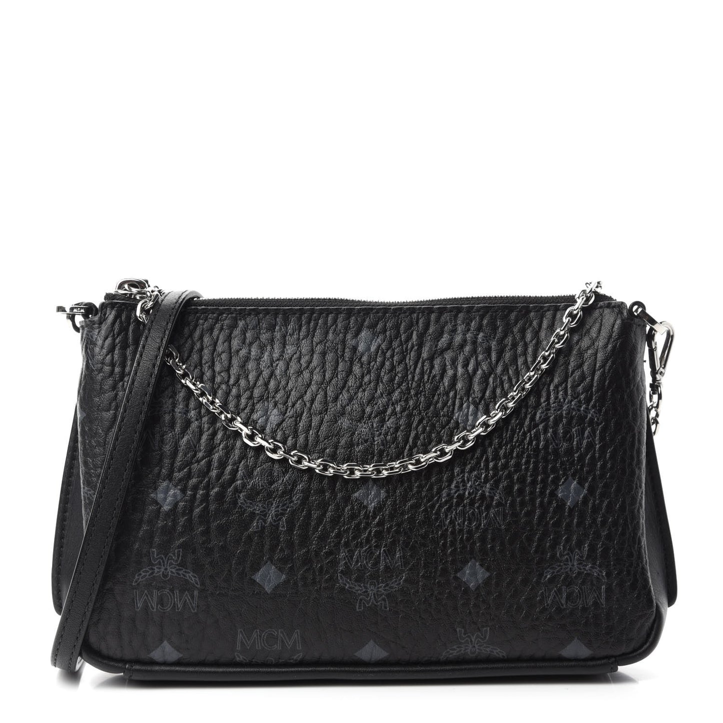 Visetos Medium Millie Chain Crossbody Bag Black