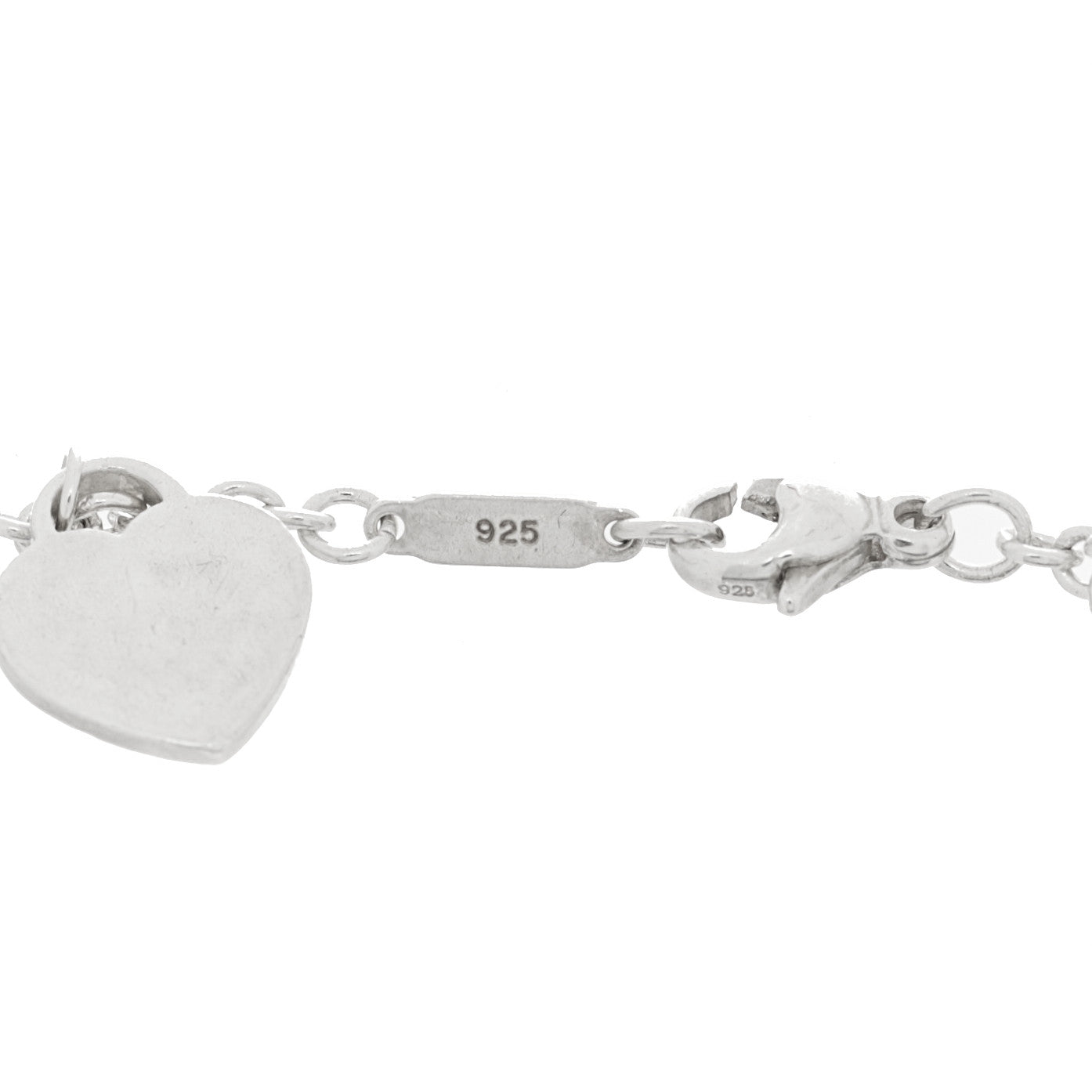Sterling Silver Mini Return to Tiffany Multi Heart Charm Bracelet