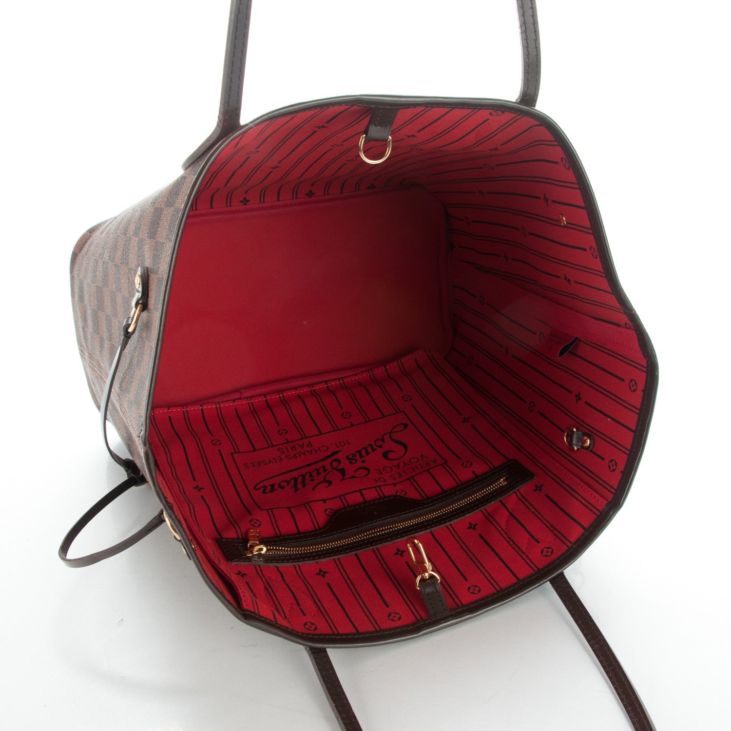 Louis Vuitton Damier Ebene Neverfull MM 5 of 11