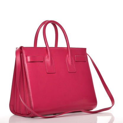 Saint Laurent Calfskin Small Sac De Jour Bubblegum 4 of 23