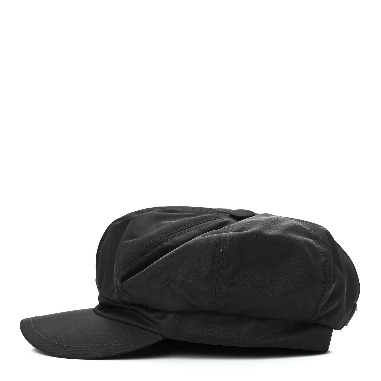 Re-Nylon Mens Newsboy Hat L Black