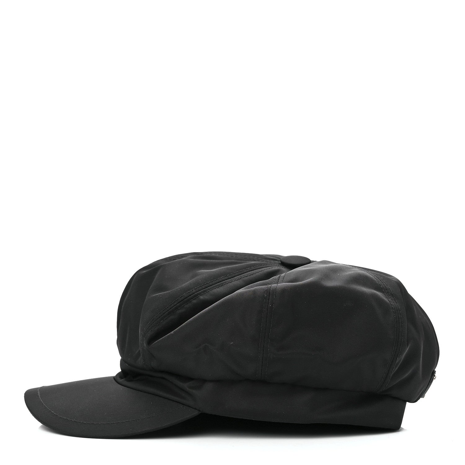 Prada Re-Nylon Mens Newsboy Hat L Black 3 of 7