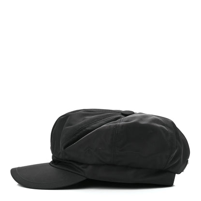Prada Re-Nylon Mens Newsboy Hat L Black 3 of 7