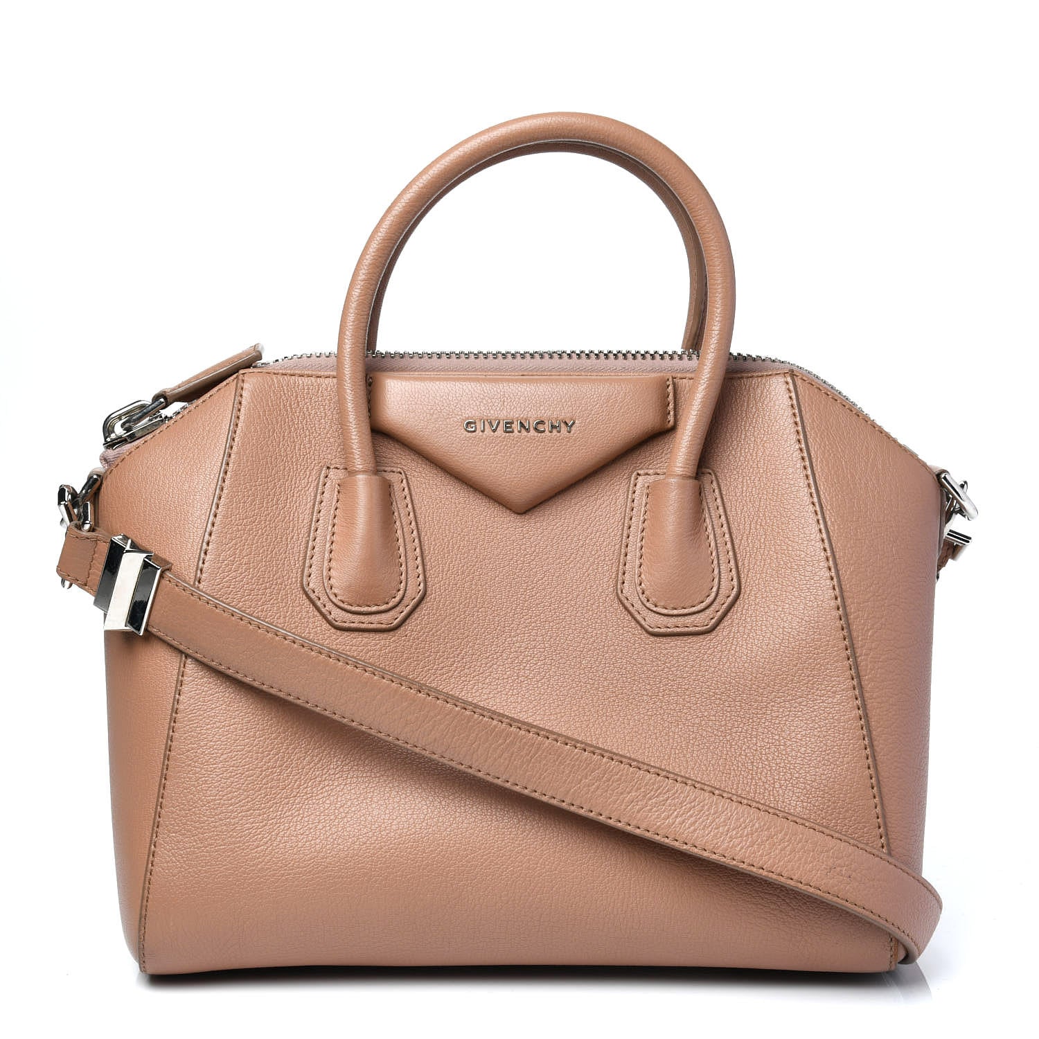 Givenchy Sugar Goatskin Small Antigona Old Pink 1 of 20