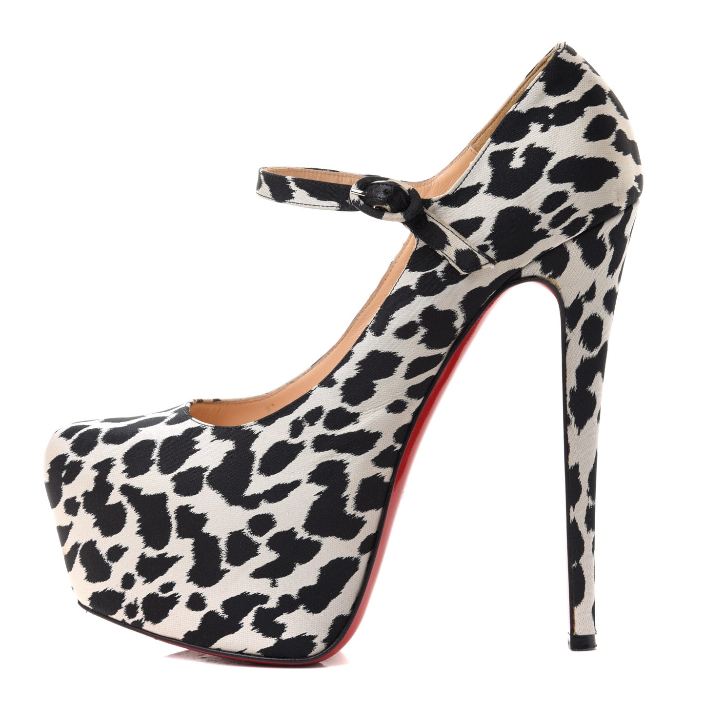 Tissu Leopardino Lady Daf 160 Pumps 39 Black White