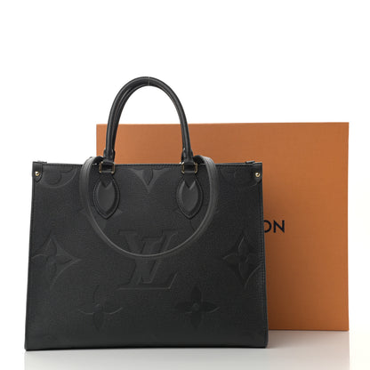 Louis Vuitton Empreinte Monogram Giant Onthego MM Black 13 of 13