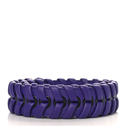 Fendi Vitello Baltico Shiny Nappa Lace Up Strap You Purple Rain 2 of 3