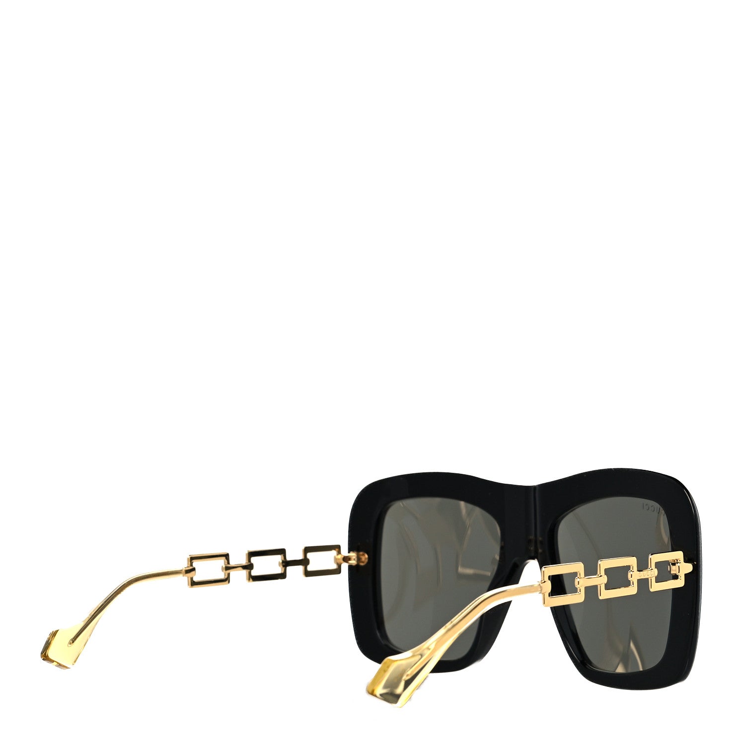 Gucci Oversize Square Frame GG0499S Sunglasses Black 4 of 7