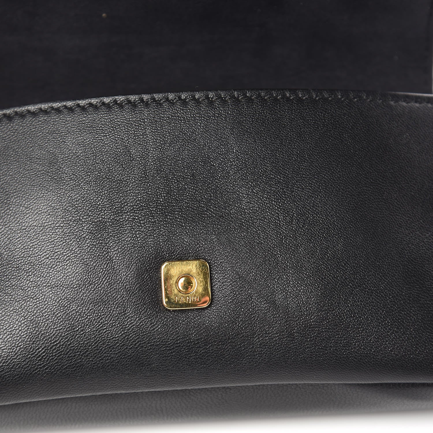 Fendi Shiny Nappa Micro Baguette Black 11 of 11
