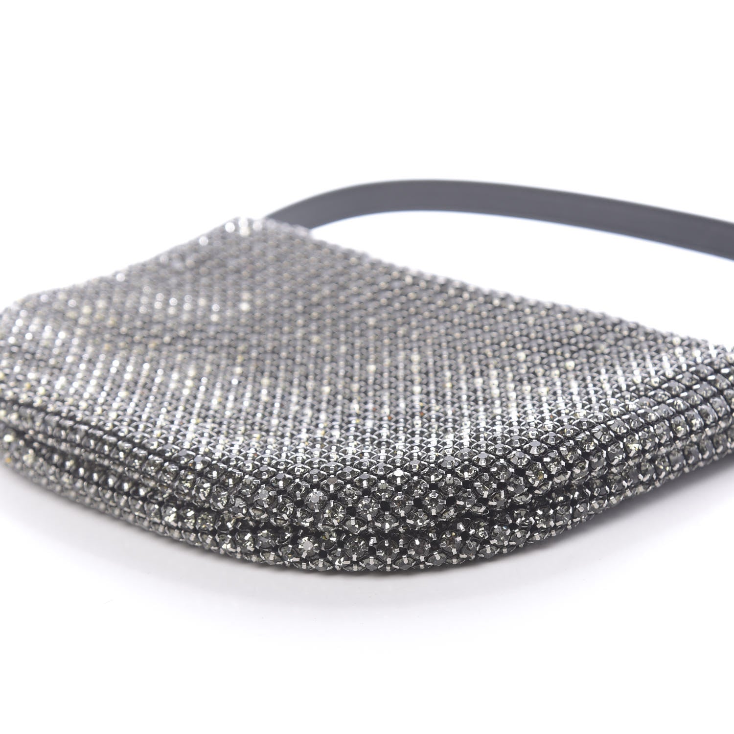 Alexander Wang Mesh Crystal Wanglock Fortune Cookie Bag Black 8 of 10