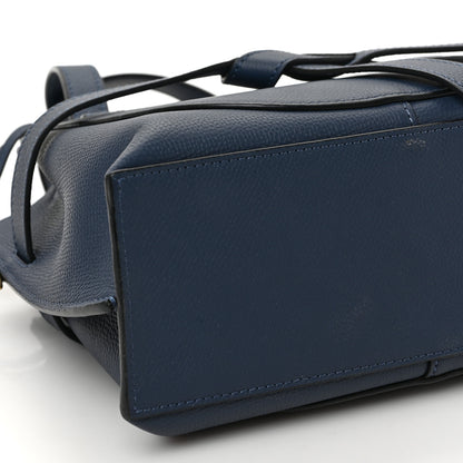 Loewe Calfskin Mini Gate Tote Navy 7 of 8